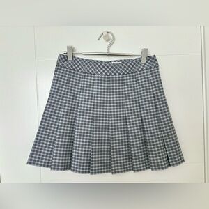 Sunday Best Plaid Pleated Mini Skirt